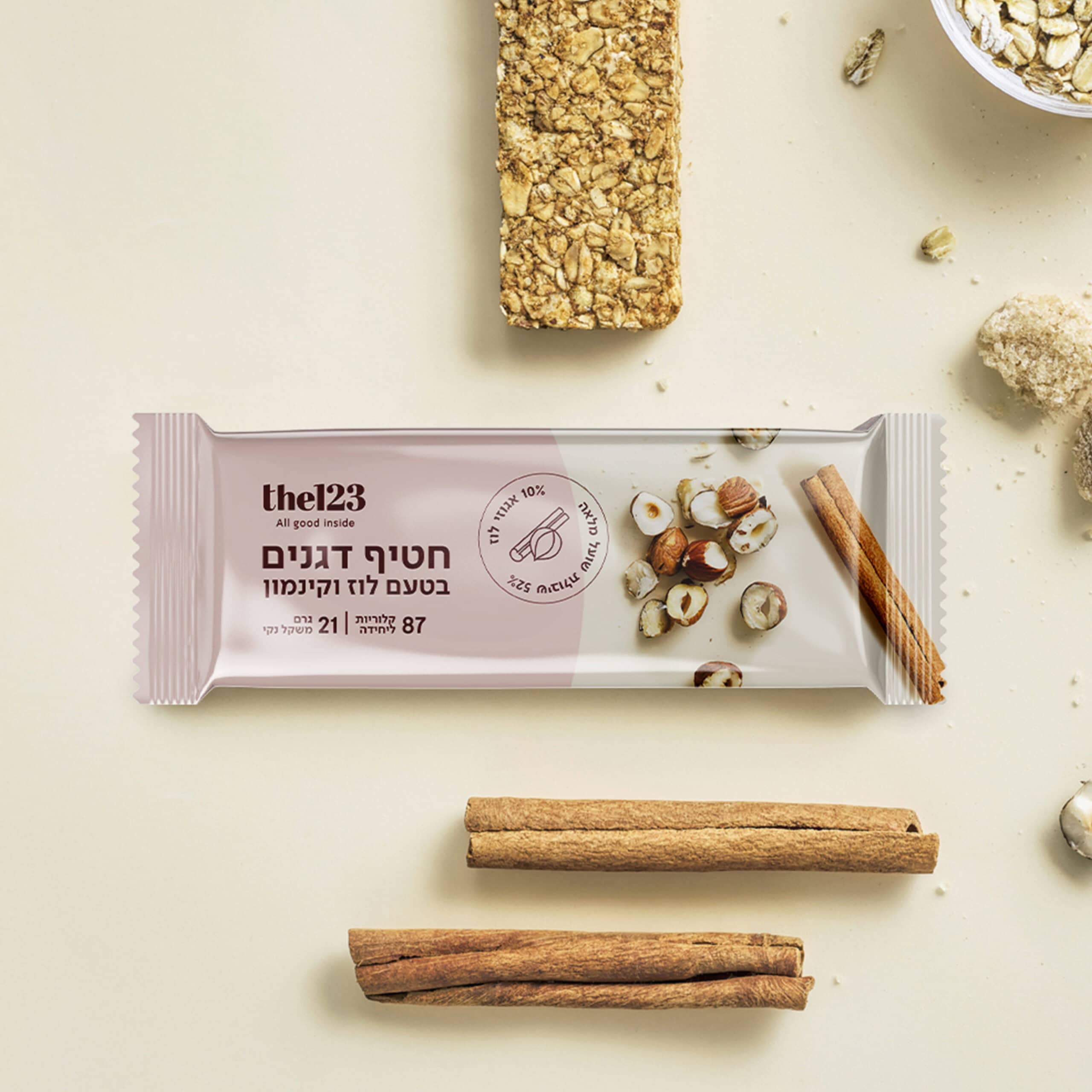 חטיף דגנים בטעם לוז קינמון